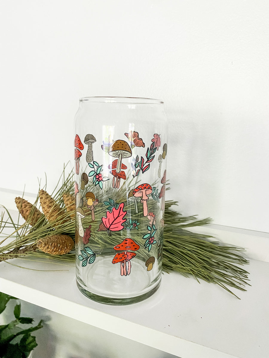 Monstera Glass Can Cup – Dahlia Designs